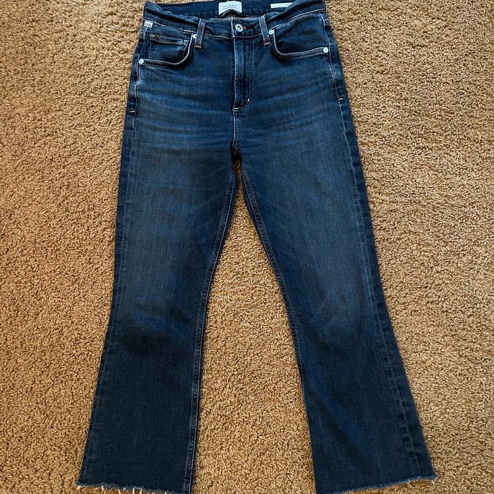 Citizens Of Humanity Isola Kick Crop Jeans